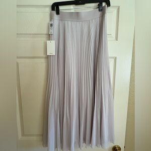 Elegant Pleated Skirt in Light Gray by Wilfred